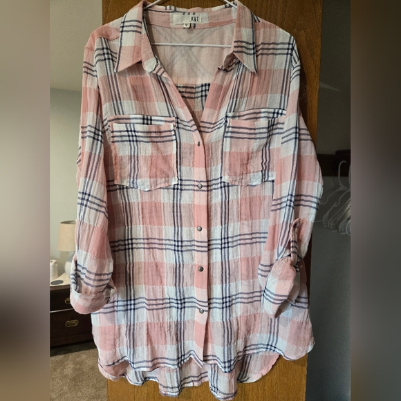 KUT, XL plaid tunic - Picture 1 of 2